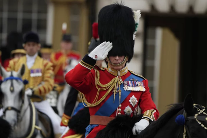 What to know as King Charles takes part in his first Trooping the Color birthday parade as monarch