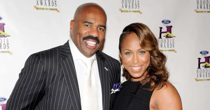 How long have Steve Harvey and Marjorie been married? Designer breaks silence on cheating rumours with bodyguard