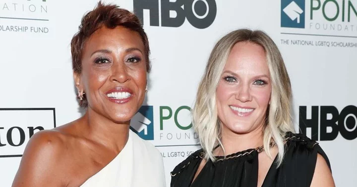 'The most gorgeous brides': Robin Roberts and Amber Laign's breathtaking wedding snaps leave fans gasping for breath