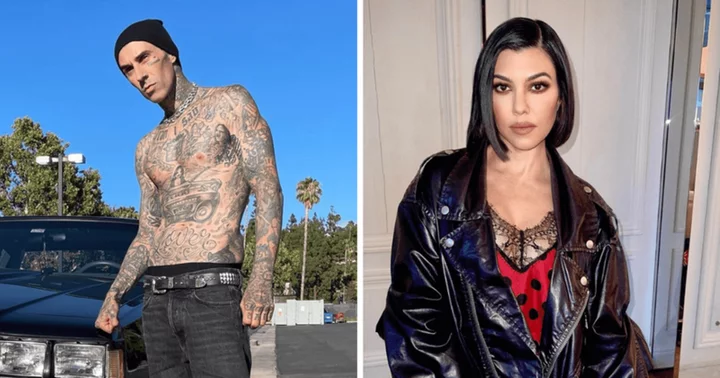 What is Kourtney Kardashian and Travis Barker's baby's name? Blink-182 drummer teases boy's name under wife's post