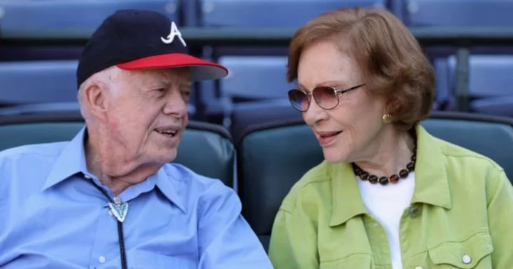 A love story for the ages: Look back at all the times Jimmy and Rosalynn Carter were captured on the kiss cam