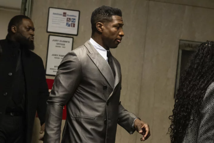 Actor Jonathan Majors in court for expected start of jury selection in New York assault trial
