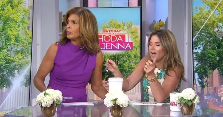Today's Jenna Bush Hager takes a dig at co-host Hoda Kotb as duo calls show's producer for help