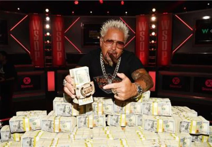 The Mayor of Flavortown Guy Fieri Debuts the 2023 World Series of Poker® Main Event Bracelet