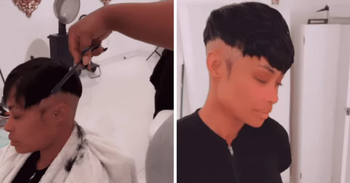Blac Chyna says she is 'obsessed' as she shows off short haircut after reversing cosmetic surgeries