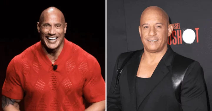 Dwayne Johnson 'laughed hard' after Vin Diesel claimed his 'tough love' made The Rock better as Hobbs in 'F&F'
