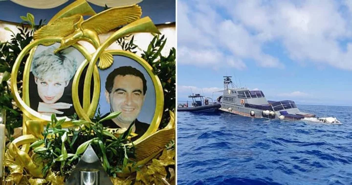 How did Cujo sink? Princess Diana and Dodi Al Fayed's luxury love yacht plunges 8,200 feet into the Mediterranean