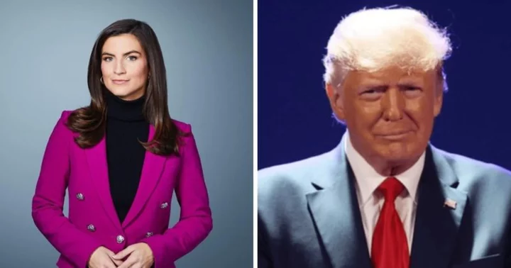 Kaitlan Collins reports on Donald Trump's 'rigged' election-Hamas attack link, Internet shreds ex-POTUS