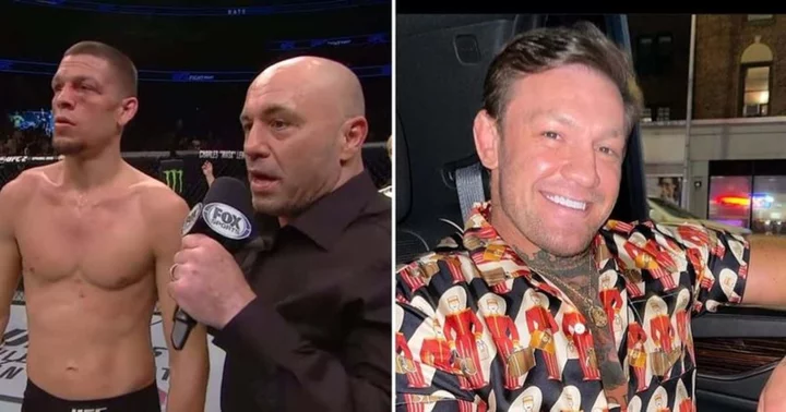 When Joe Rogan intervened Nate Diaz's fiery call out to Conor McGregor, fans dubbed it as 'greatest rivalries in UFC history'