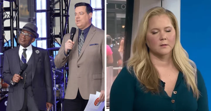 'Today' hosts Carson Daly and Al Roker hilariously yell at Amy Schumer as she falls asleep during live broadcast