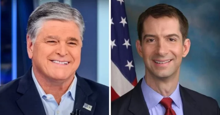 Tom Cotton slammed after Fox News anchor Sean Hannity reports on Arkansas Senator's calls to ‘deport foreign nationals supporting Hamas’