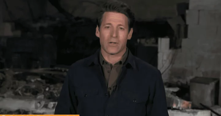 'CBS Mornings' host Tony Dokoupil encounters a 'small problem' while covering Maui wildfires