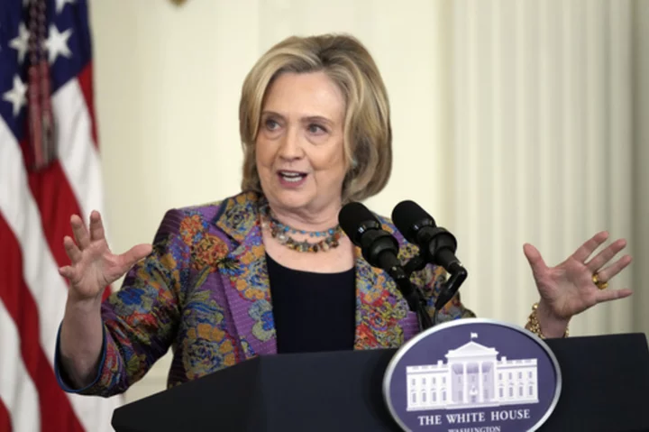 Hillary Clinton steps over the White House threshold in yet another role