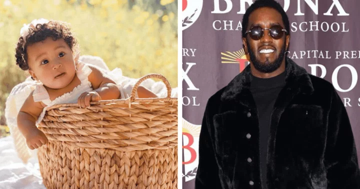 Diddy shares a sweet post of daughter Love Sean Combs relaxing on a floaty in the pool