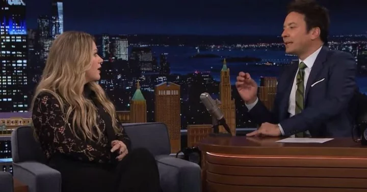 Kelly Clarkson tells Jimmy Fallon how 'personal' struggles led her to change lyrics to 'Piece by Piece'