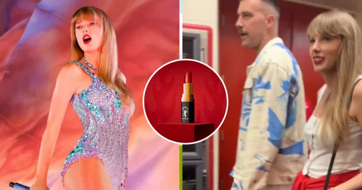 Taylor Swift news diary: Fireball Cinnamon Whisky launches lipstick inspired by pop star's alleged romance with Travis Kelce
