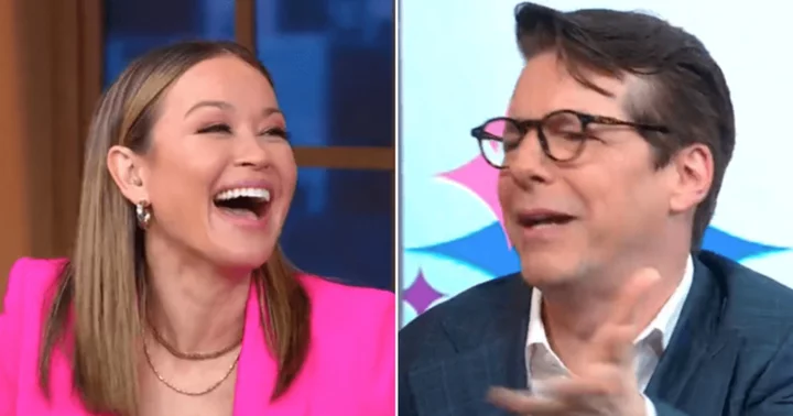 Why did Sean Hayes shout at 'GMA' host Eva Pilgrim? 'Will & Grace' star promotes his debut novel 'Time Out'