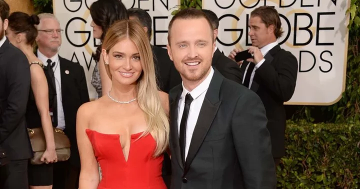 'In awe of you every single day': Aaron Paul pays sweet 10th wedding anniversary tribute to wife Lauren Parsekian