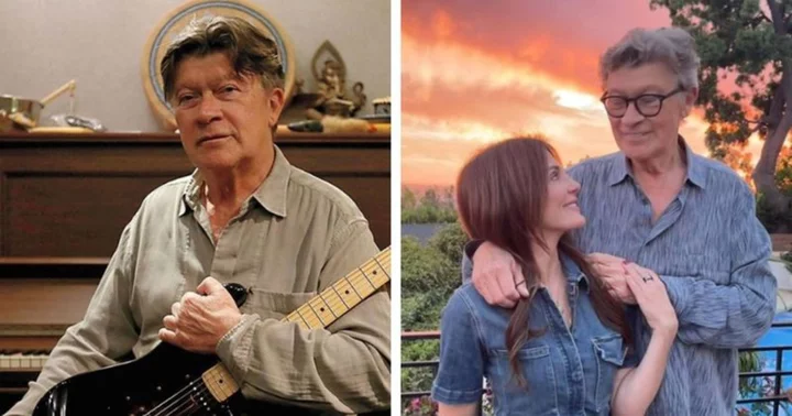 Who was Robbie Robertson's wife? Leader of The Band married his GF of four years less than five months before his death