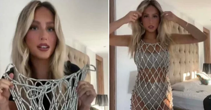 Alix Earle looks stunning in fishnet dress while partying with her girls in Ibiza: 'I don’t know if it’s gonna fit'