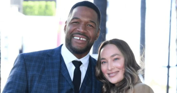 'GMA’ star Michael Strahan’s girlfriend Kayla Quick breaks into groovy dance as she promotes NY Giants’ energy drink