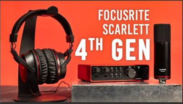 Focusrite Announces 4th Generation Scarlett Interfaces; More Info at B&H