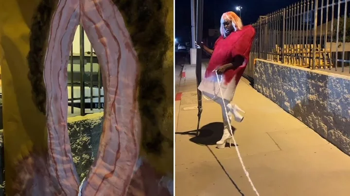Lil Nas X dresses up as 'bloody tampon' for Halloween