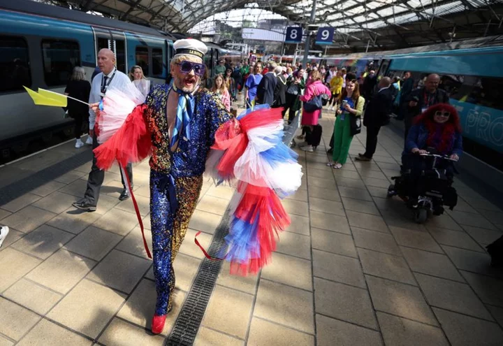 Eurovision 2023 opens with acts walking Liverpool's 'Turquoise Carpet'