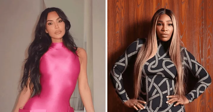Serena Williams takes a playful jab at BFF Kim Kardashian's tennis skills: 'I have to give you lessons'