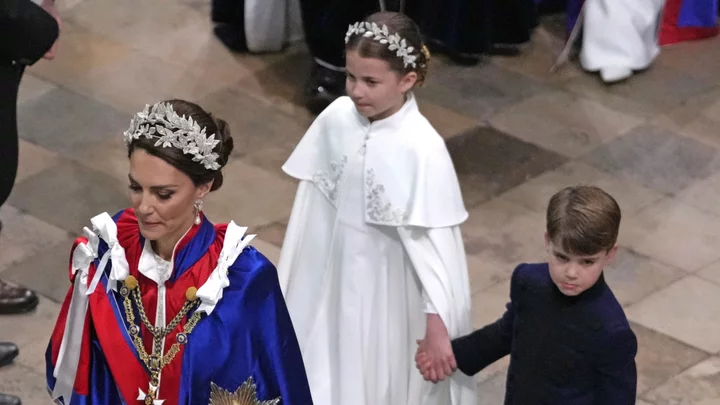 Princess Charlotte and Kate Middleton's twinning moment at King Charles' coronation