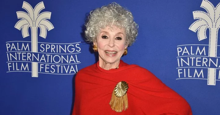 'I felt a stream of something hot': Rita Moreno reveals she peed herself after getting a 'tight hug' at Kennedy Center Honors