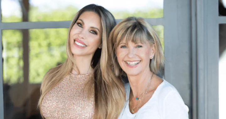 Chloe Lattanzi believes mom Olivia Newton-John returned from the dead in the form of 'floating aqua orb': 'It is my mother in spirit'