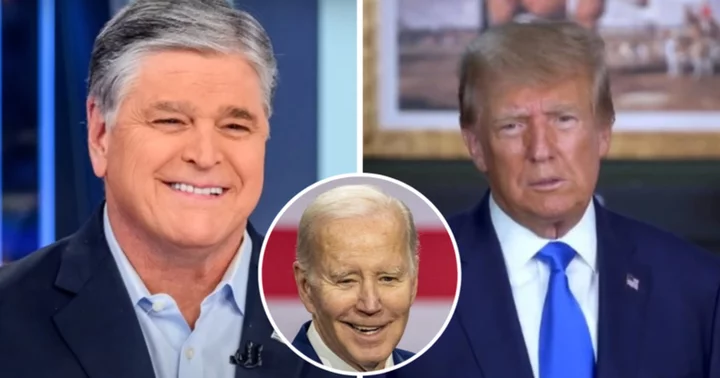 Trump mocked as ‘fraudster-in-chief’ after Sean Hannity posts clip of ex-POTUS accusing Biden of ‘enriching his own family’