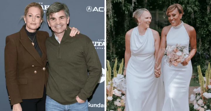 ‘GMA’ fans demand proof as Ali Wentworth claims George Stephanopoulos 'danced' at Robin Roberts’ wedding