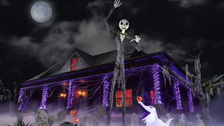 Skelly Who? Meet Home Depot’s Newest Giant Skeleton—A 13-Foot Jack Skellington