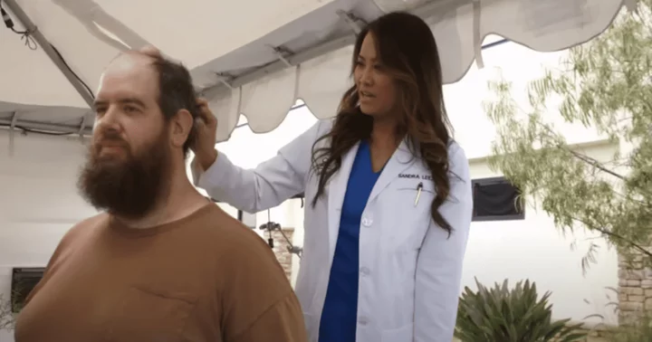 'Dr Pimple Popper' Season 9: Where is Dan now? Dr Sandra Lee needs a ladder to treat her tallest patient's head bumps