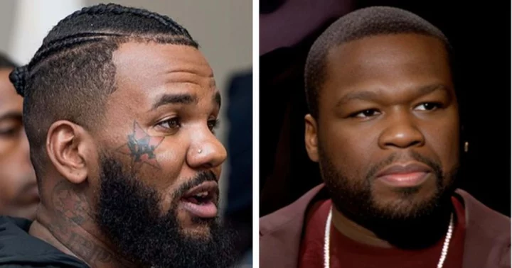 The Game reignites feud with 50 Cent by calling him 'fat a**' over microphone throwing incident in LA