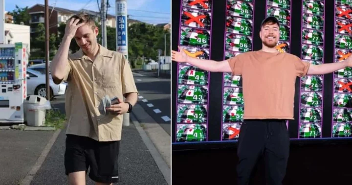 How tall is PewDiePie? Fans once mocked former YouTube king for looking 'so small' compared to MrBeast