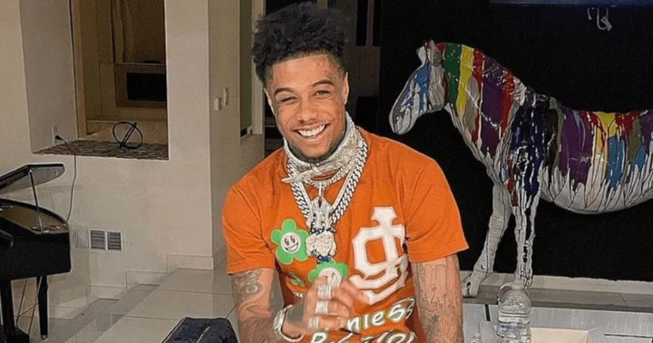 Is Blueface OK? Rapper shares update after getting stabbed at gym during boxing workout