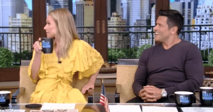 Live's Kelly Ripa and Mark Consuelos stunned as loud crash disrupts show, hosts hilariously suspect CIA