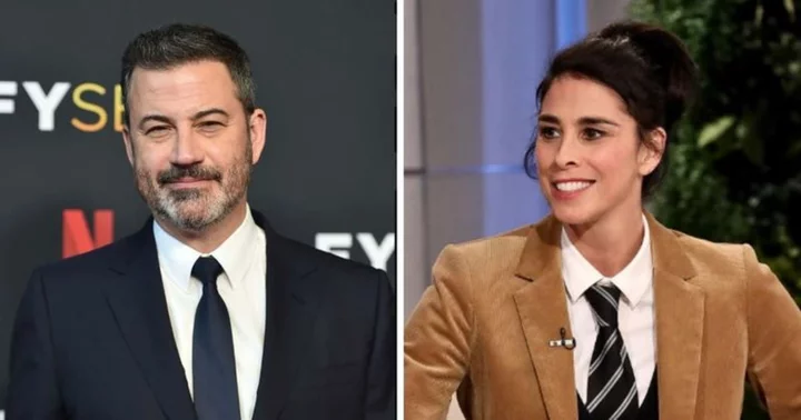 Sarah Silverman reveals how she bid her dad goodbye with help of friends and family on 'Jimmy Kimmel Live'