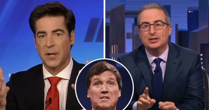 John Oliver calls Fox host Jesse Watters 'less charismatic and dumber' version of Tucker Carlson over his view on Israel-Hamas war