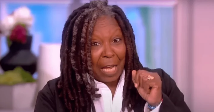 'The View' host Whoopi Goldberg tries to figure out what to say next as she struggles with cue cards on live TV: 'It is gone'