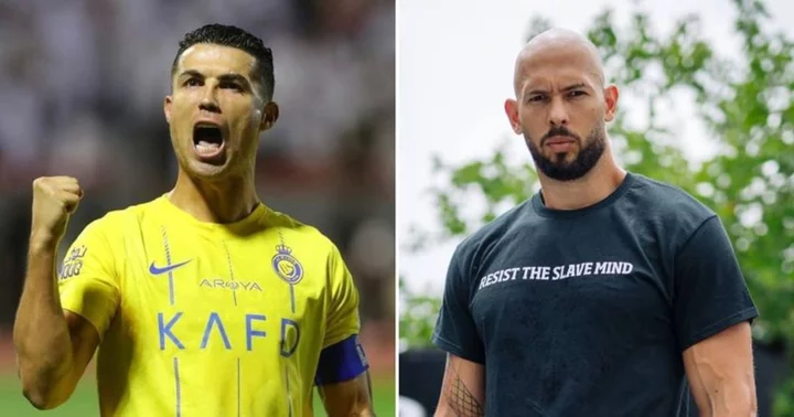 Internet baffled as Andrew Tate fan claims soccer icon Cristiano Ronaldo supports Top G