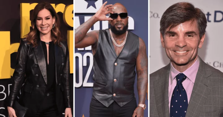 'GMA’ host Rebecca Jarvis blushes as George Stephanopoulos puts her in awkward situation with rapper Jeezy
