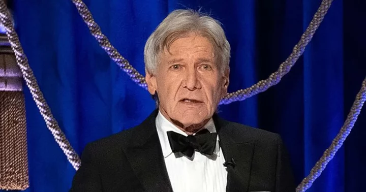 Harrison Ford reveals his favorite movie line for real-life situations: 'Get off my plane!'