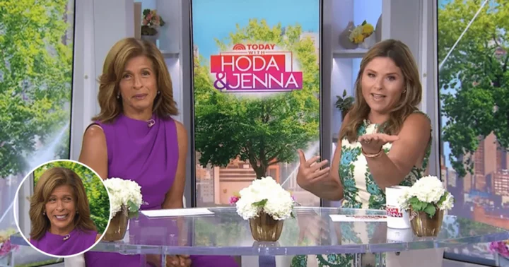 'Today's Hoda Kotb gives Jenna Bush Hager side eyes for co-host's unexpected 'relaxed bowel' comment