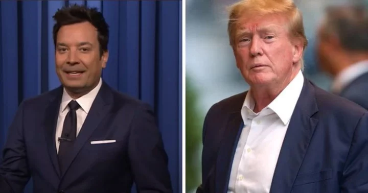 'He gets his cardio by storming out of courtrooms': Jimmy Fallon mocks Donald Trump over doctor's note saying ex-POTUS has 'excellent' health
