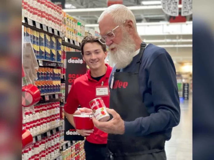 While Lana Del Rey was serving customers at a Waffle House, David Letterman was bagging groceries in Iowa