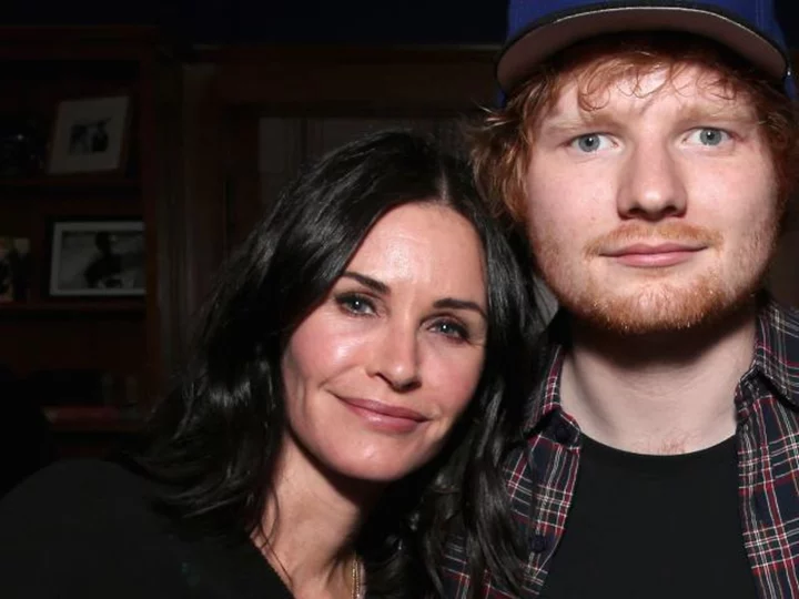 Ed Sheeran unveils a special version of 'Shape of You' honoring Courteney Cox and Johnny McDaid